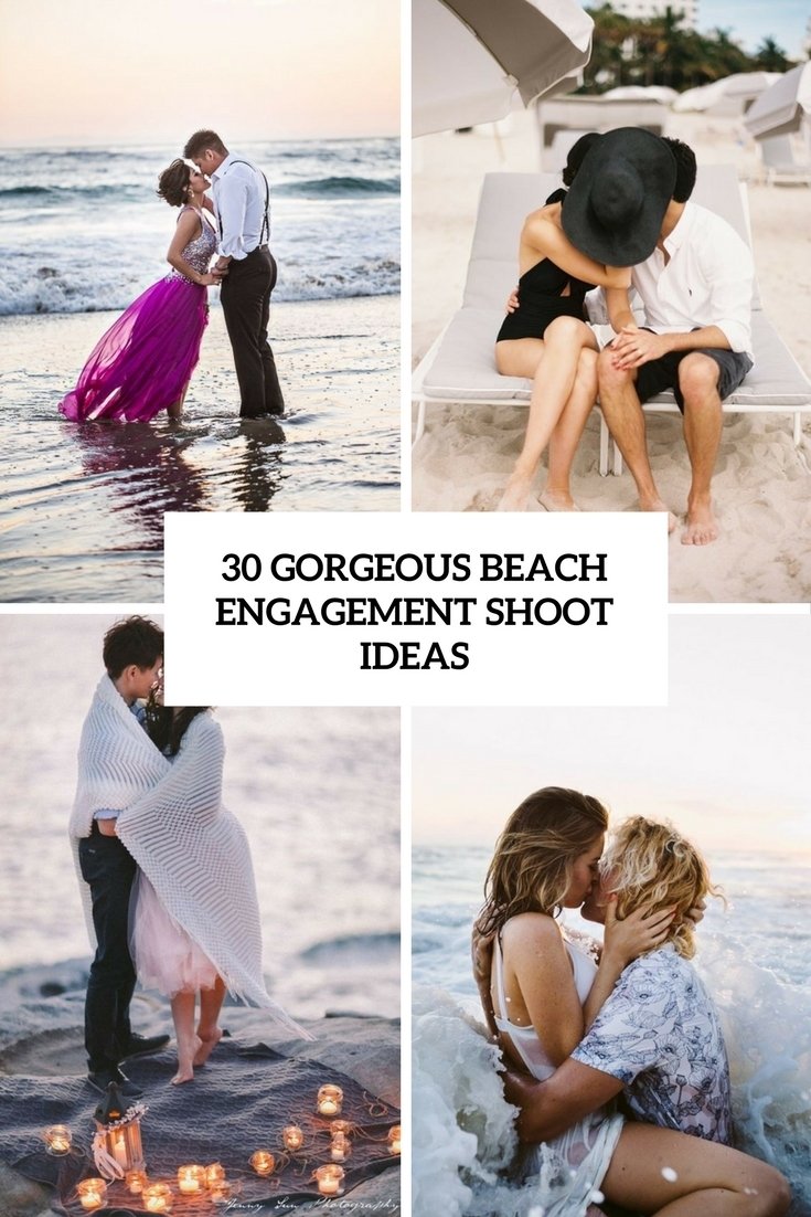 10 Beautiful Engagement Photo Ideas For Summer 30 gorgeous beach engagement shoot ideas weddingomania 2022