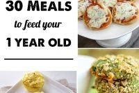 30 meal ideas for a 1-year-old - modern parents messy kids