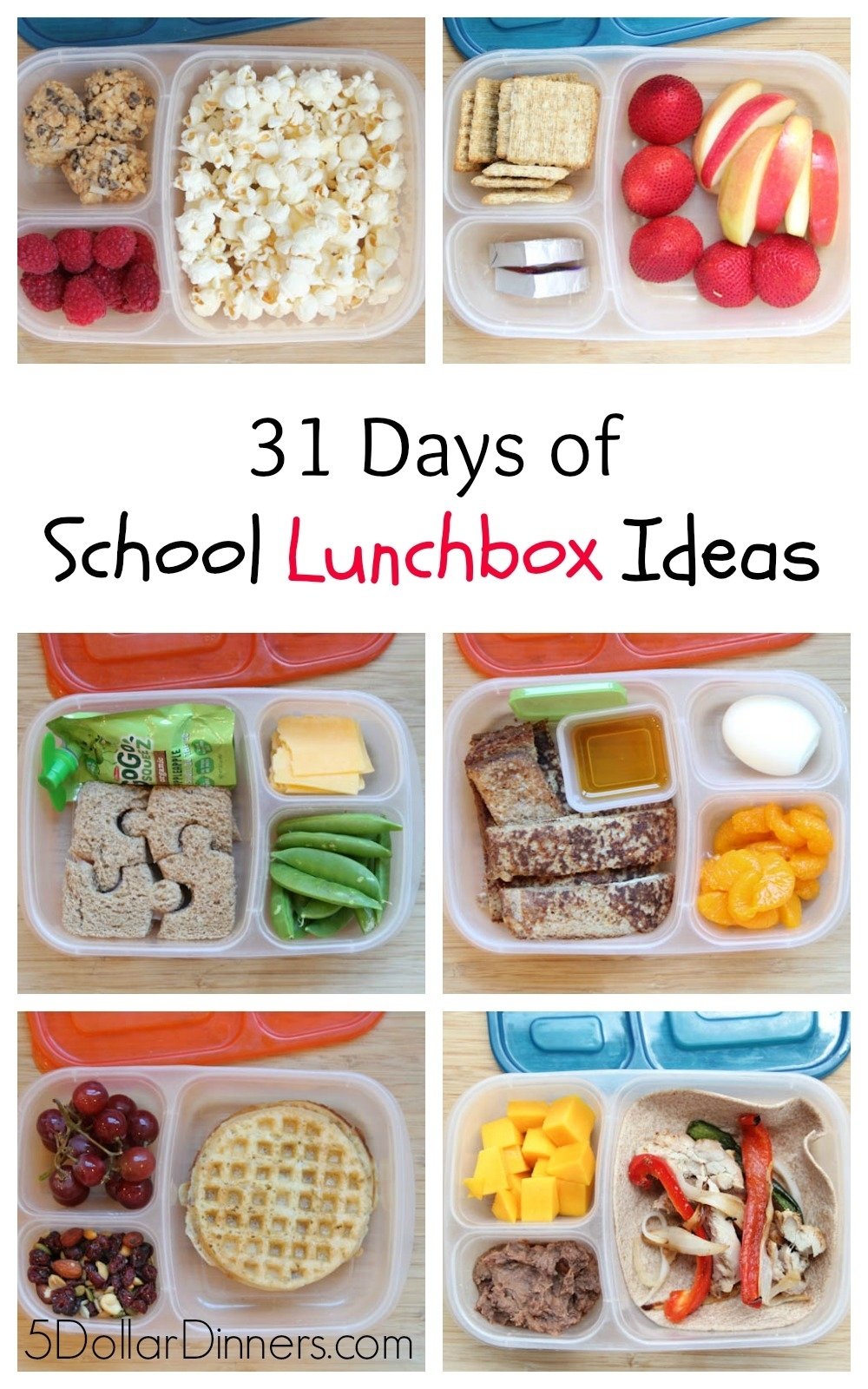 10 Nice Kid Lunch Ideas For School 31 days of school lunchbox ideas sq 1 2022