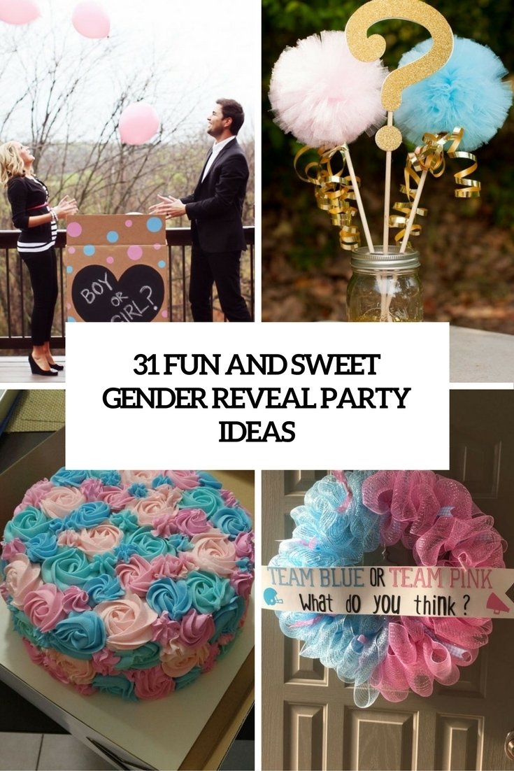 10 Trendy Ideas For Revealing Baby Gender 31 fun and sweet gender reveal party ideas shelterness 10 2022
