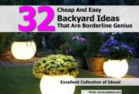 32 cheap and easy backyard ideas that are borderline genius