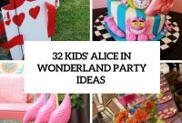 32 kids' alice in wonderland party ideas - shelterness