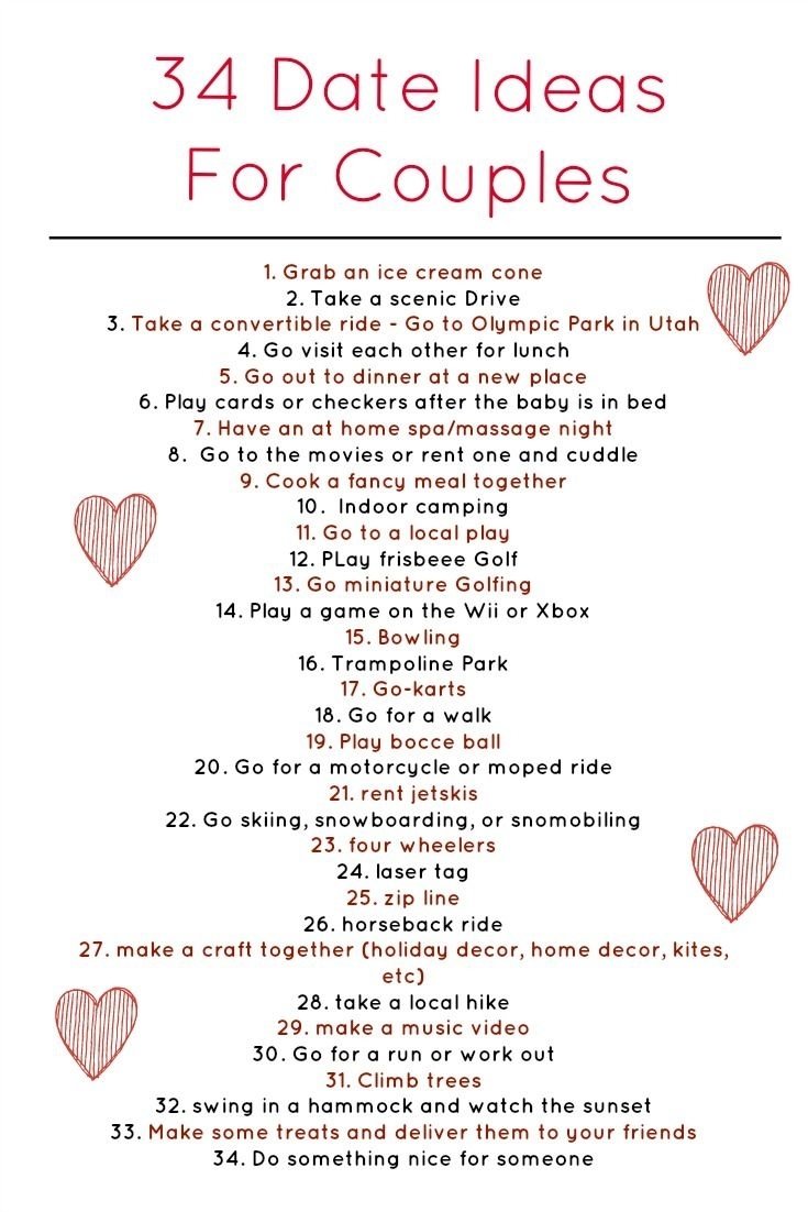 10 Trendy Great Date Ideas For Married Couples 34 weekly date ideas for couples coming from a happily married 5 2023
