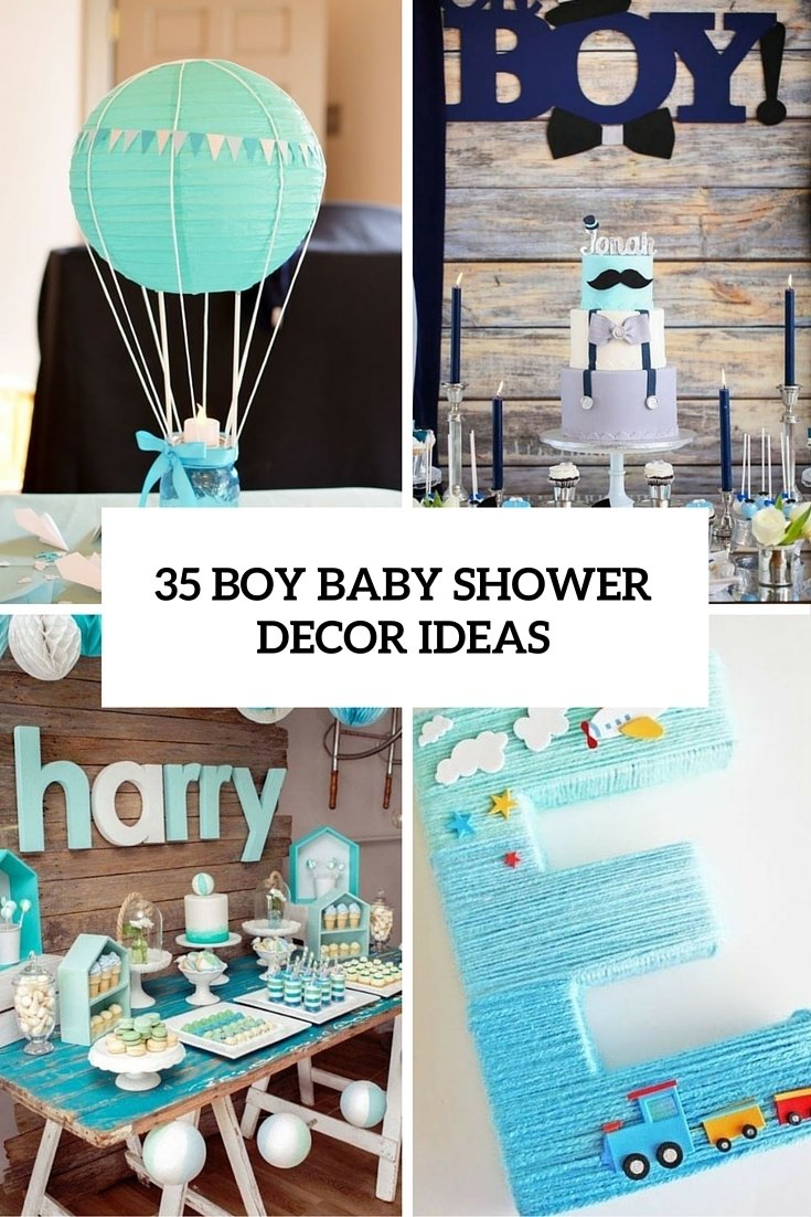 10 Fantastic Baby Shower Decorating Ideas For Boys 35 boy baby shower decorations that are worth trying digsdigs 3 2022