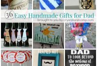 36 easy handmade gift ideas for dad | easy homemade gifts, dads and