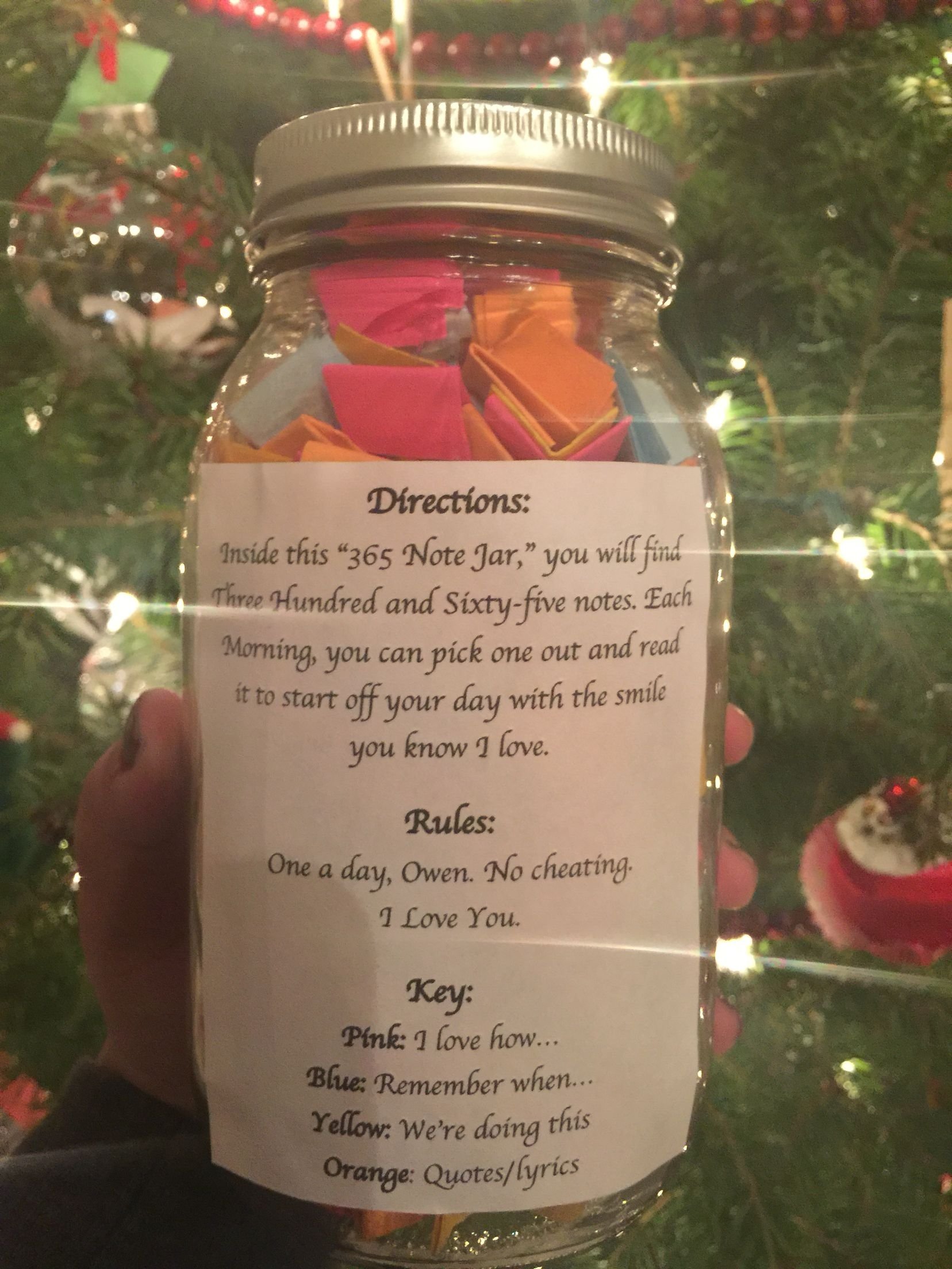 10 Nice Homemade Gift Ideas For Girlfriend 365 day note jar for boyfriend or girlfriend gifts pinterest 2 2022