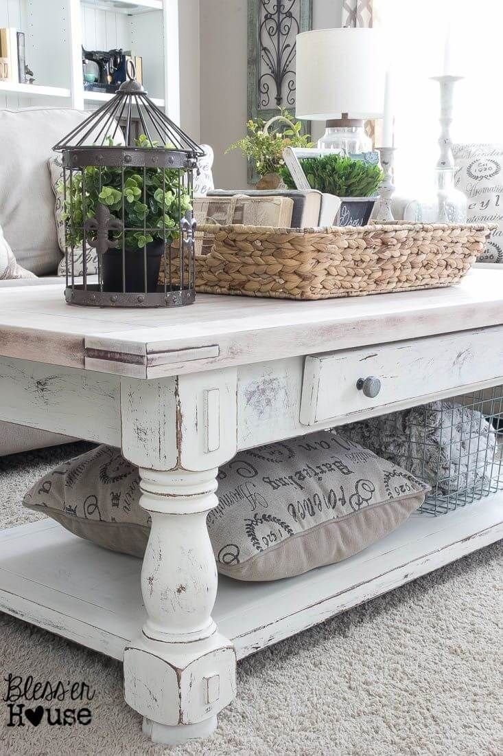 10 Famous Shabby Chic Coffee Table Ideas 37 coffee table decorating ideas to get your living room in shape 2022