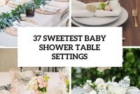 37 sweetest baby shower table settings to get inspired - digsdigs