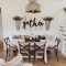 37 timeless farmhouse dining room design ideas that are simply