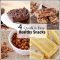4 delicious healthy snacks! quick &amp; easy recipes! - youtube