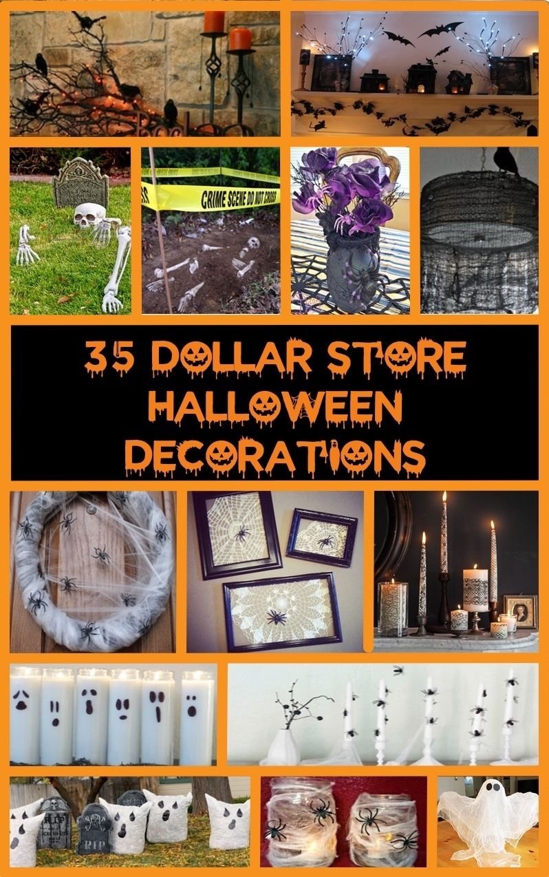 10 Great Dollar Store Halloween Craft Ideas 40 cheap easy diy halloween decorations dollar store halloween 2023