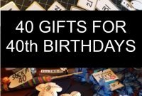 40 gifts for 40th birthdays - little blue egg