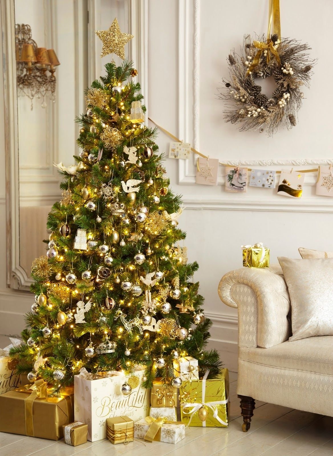 10 Perfect Decorating Ideas For Christmas 2013 40 gold christmas tree decorations ideas for coming holiday session 2022
