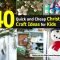 40 quick and cheap christmas craft ideas for kids
