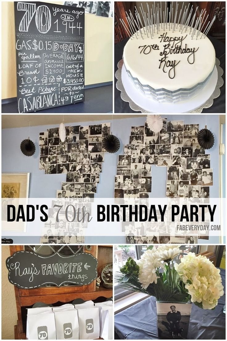 10 Perfect 80Th Birthday Gift Ideas For Dad 48 best dads milestone 70th birthday party images on pinterest 1 2022