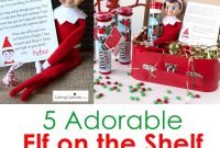 5 adorable elf on the shelf arrival ideas | christmas elf printables