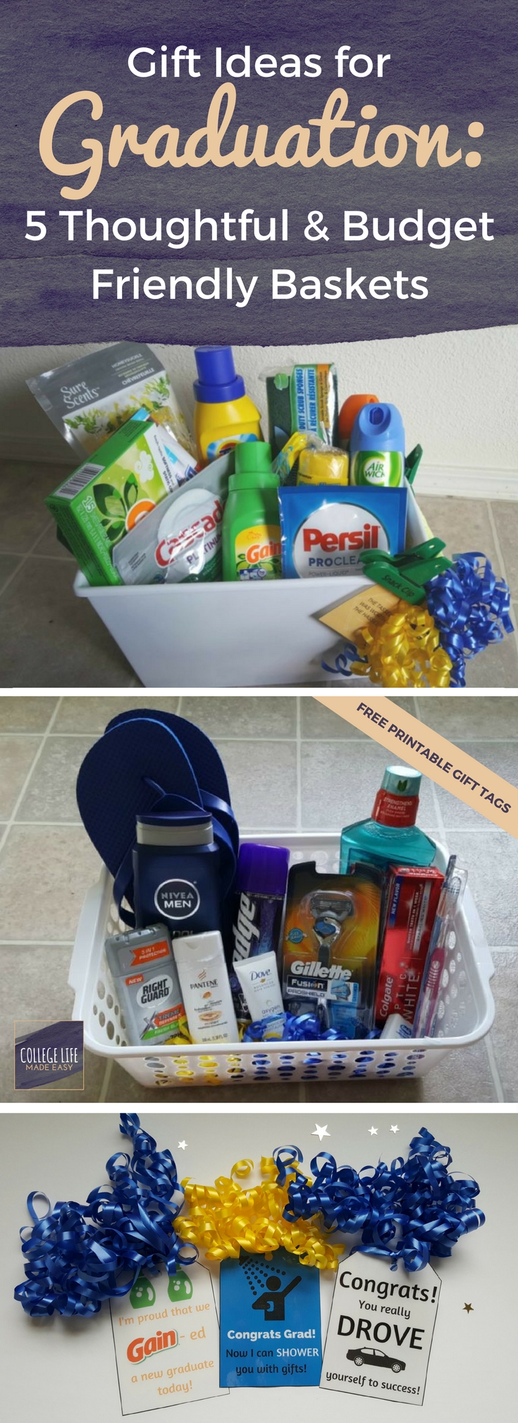 10 Awesome Ideas For College Graduation Gifts 5 diy going away to college gift basket ideas for boys college 1 2022