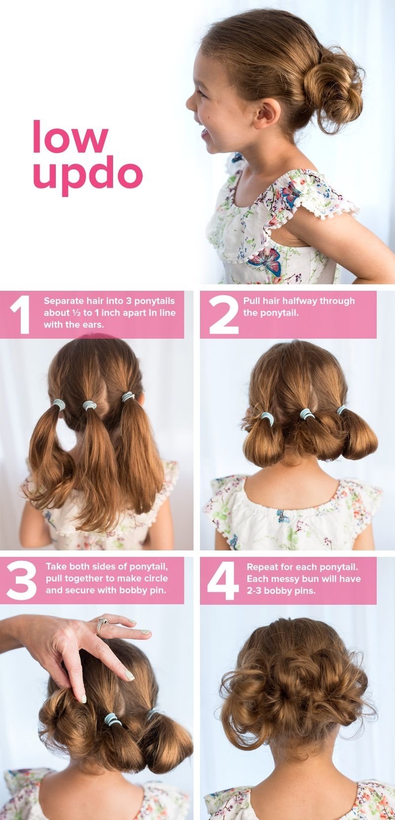 10 Elegant Cute Hair Ideas For School 5 fast easy cute hairstyles for girls low updo updo and kids s 2022