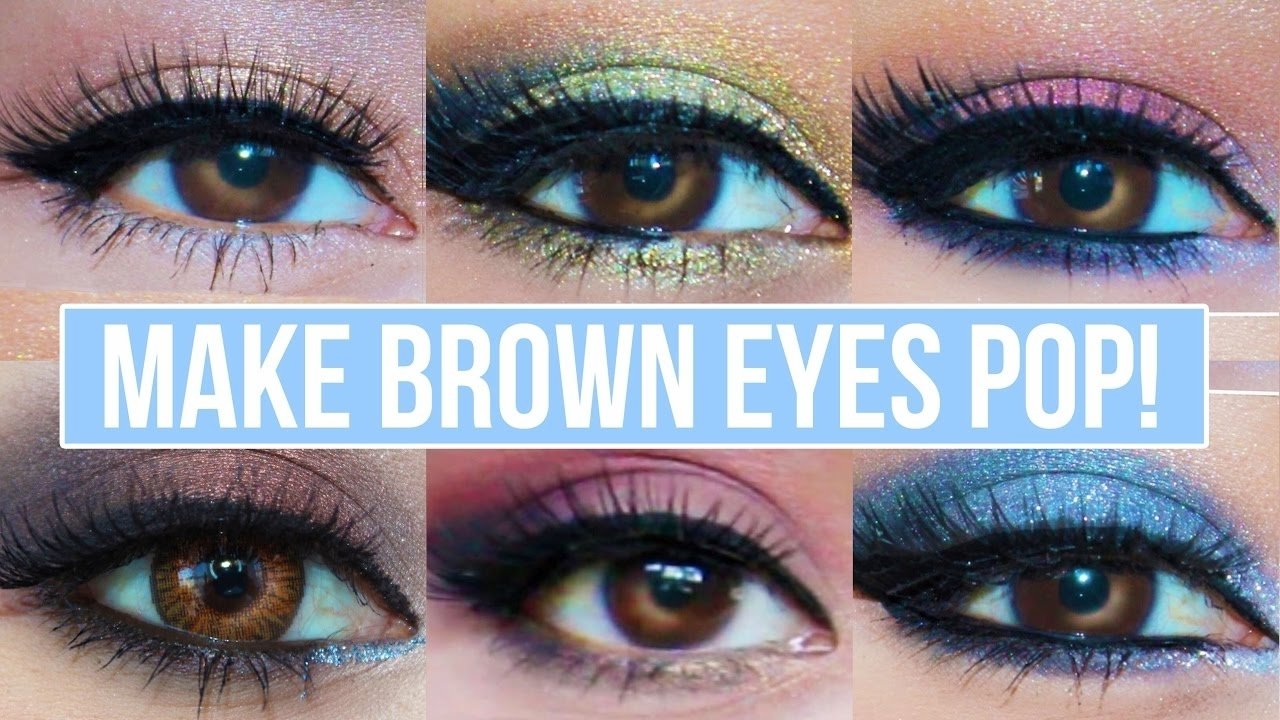 10 Trendy Make Up Ideas For Brown Eyes 5 makeup looks that make brown eyes pop brown eyes makeup 2022