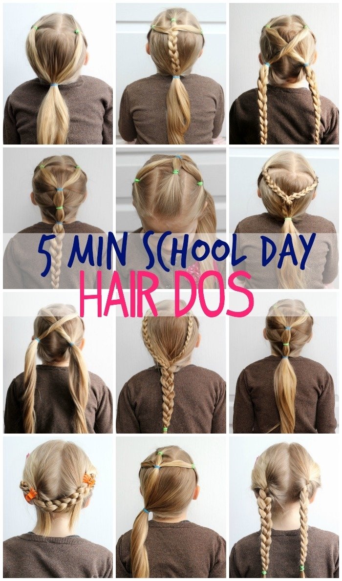 10 Elegant Cute Hair Ideas For School 5 minute school day hair styles fynes designs fynes designs 2022
