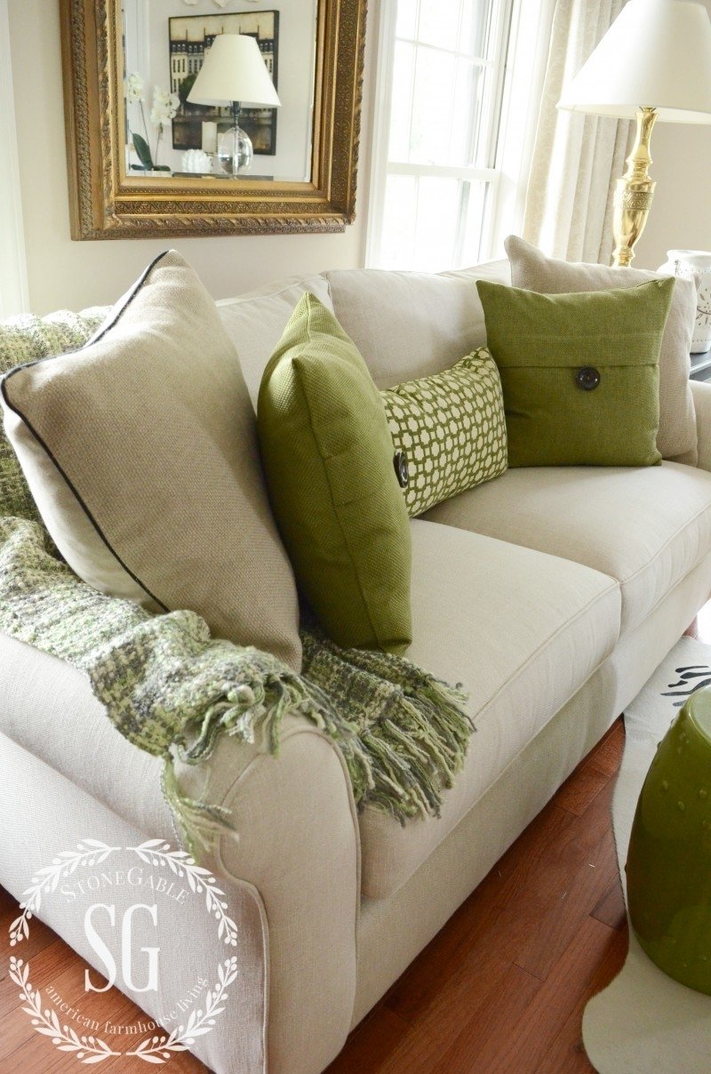 10 Elegant Throw Pillows For Couch Ideas 5 no fail tips for arranging pillows green pillows neutral and 2023