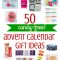 50 ideas for candy-free advent calendar gifts - savvy sassy moms