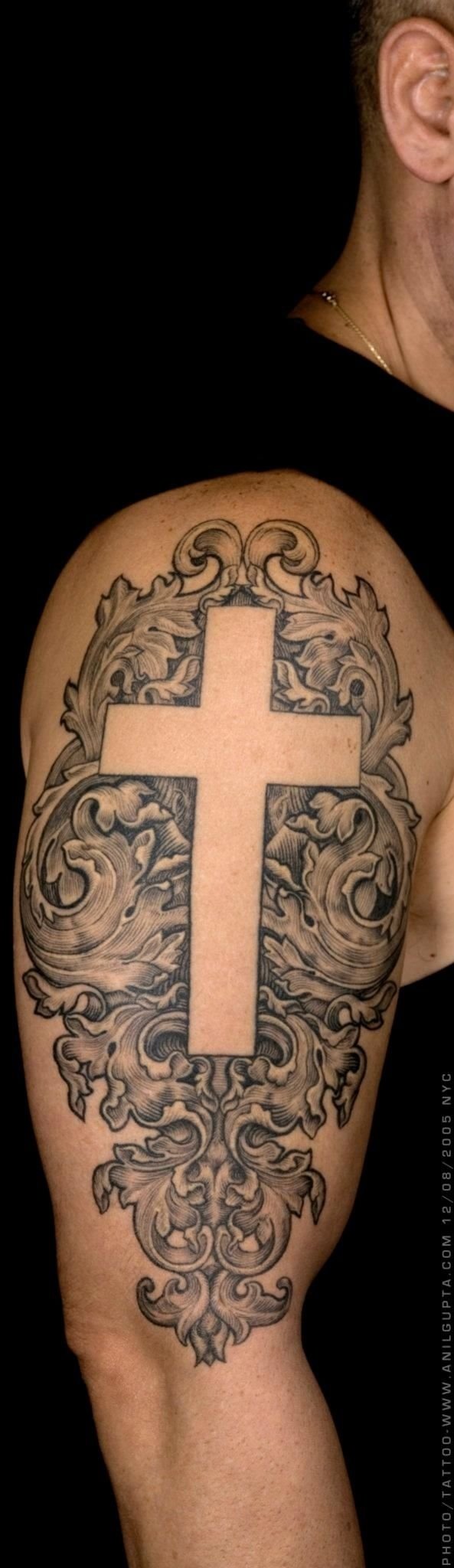 10 Wonderful Awesome Tattoos Ideas For Guys 56 best cross tattoos for men improb 1 2022