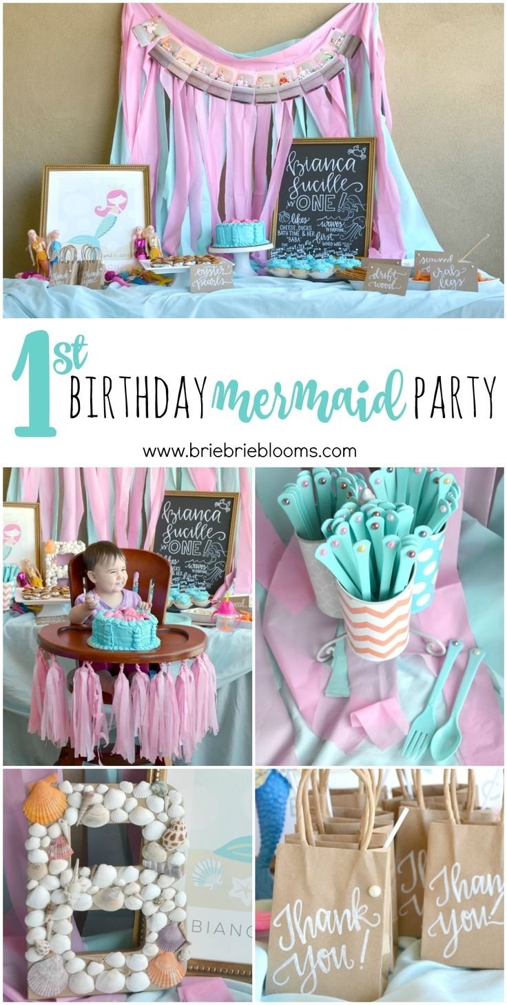 10 Attractive Baby Girls First Birthday Ideas 57 best mermaid 1st birthday images on pinterest the little 2022