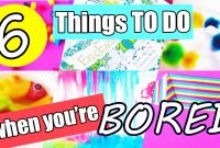 6 fun things to do when you're bored at home! ideas for kids!bum