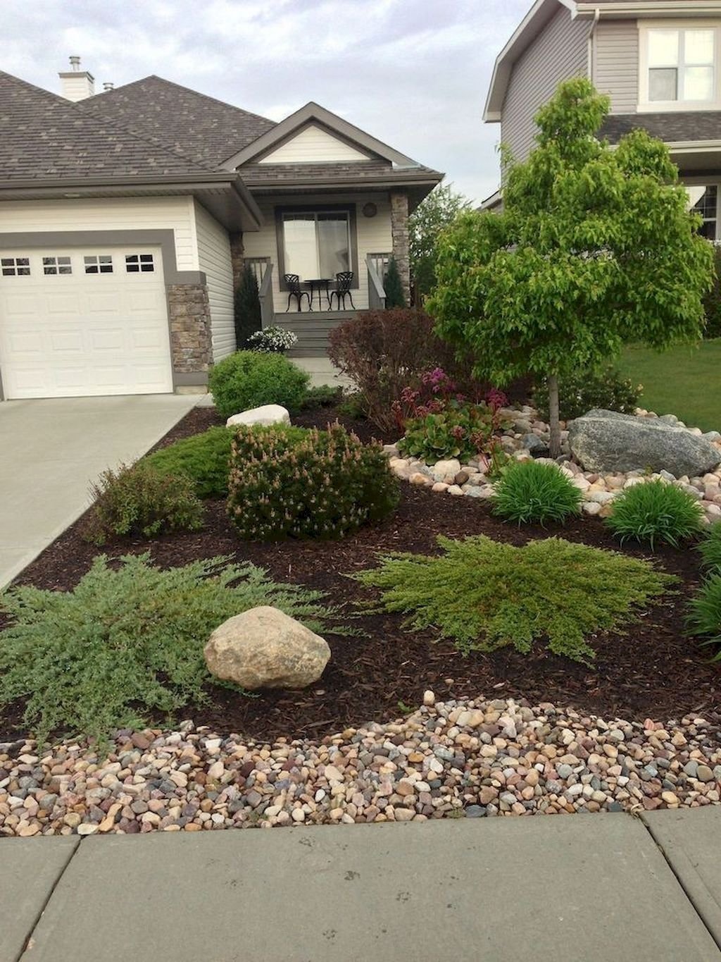 low maintenance front yard landscaping