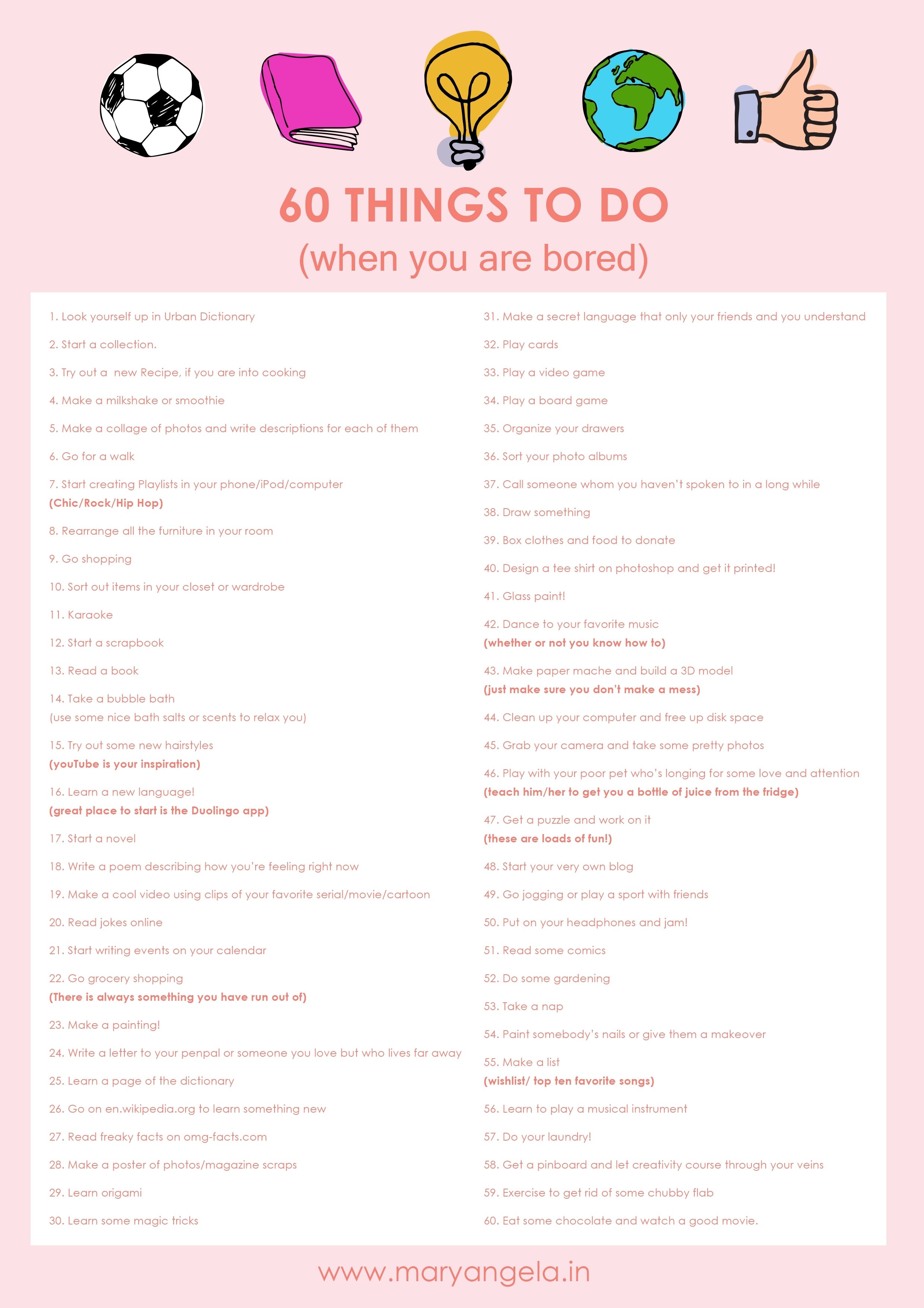 10 Unique Ideas To Do When Your Bored 60 things to do when you are bored free download free life 2022
