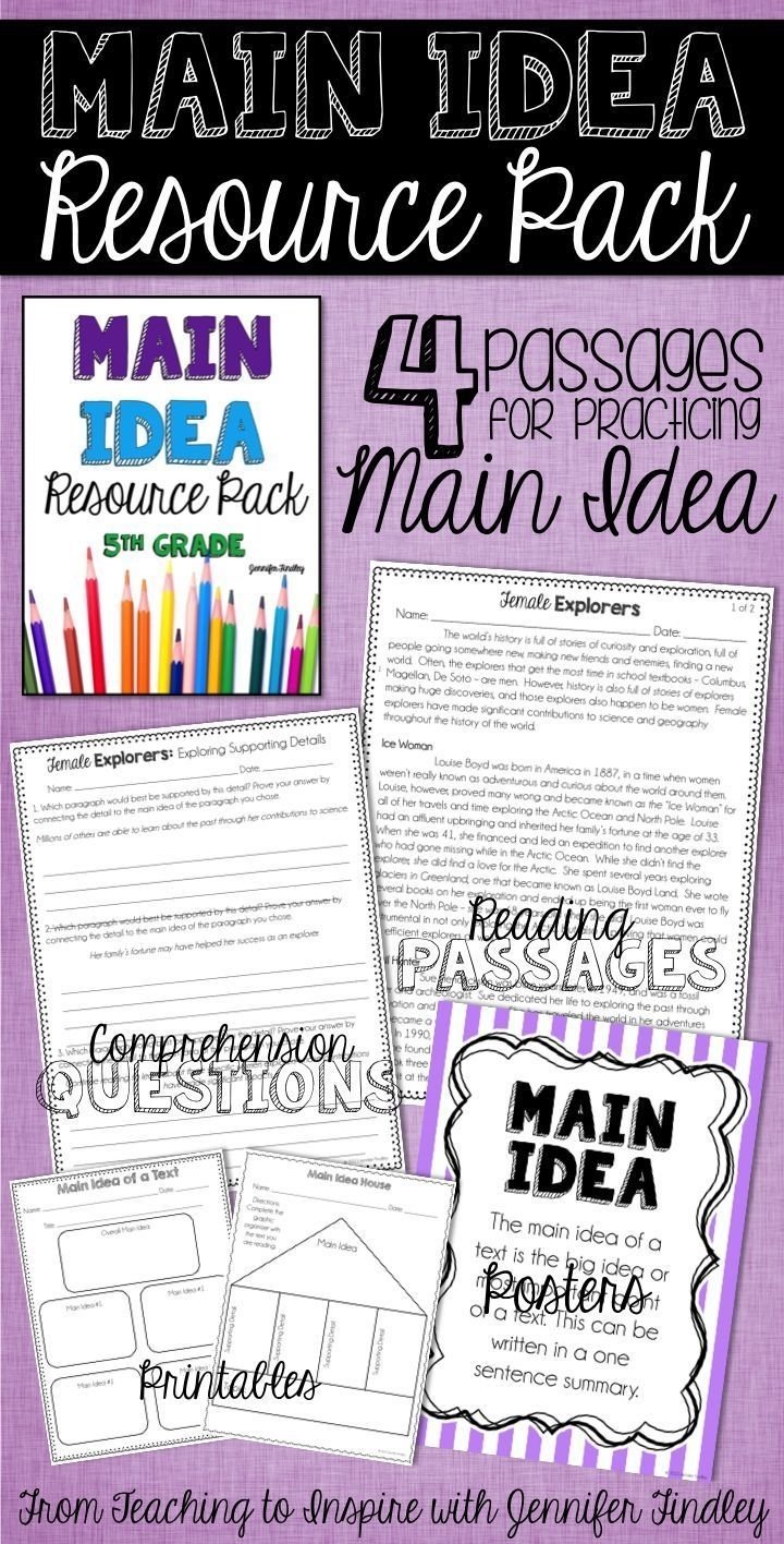 10 Pretty Main Idea Games 5Th Grade 64 best main idea images on pinterest reading resources reading 1 2022