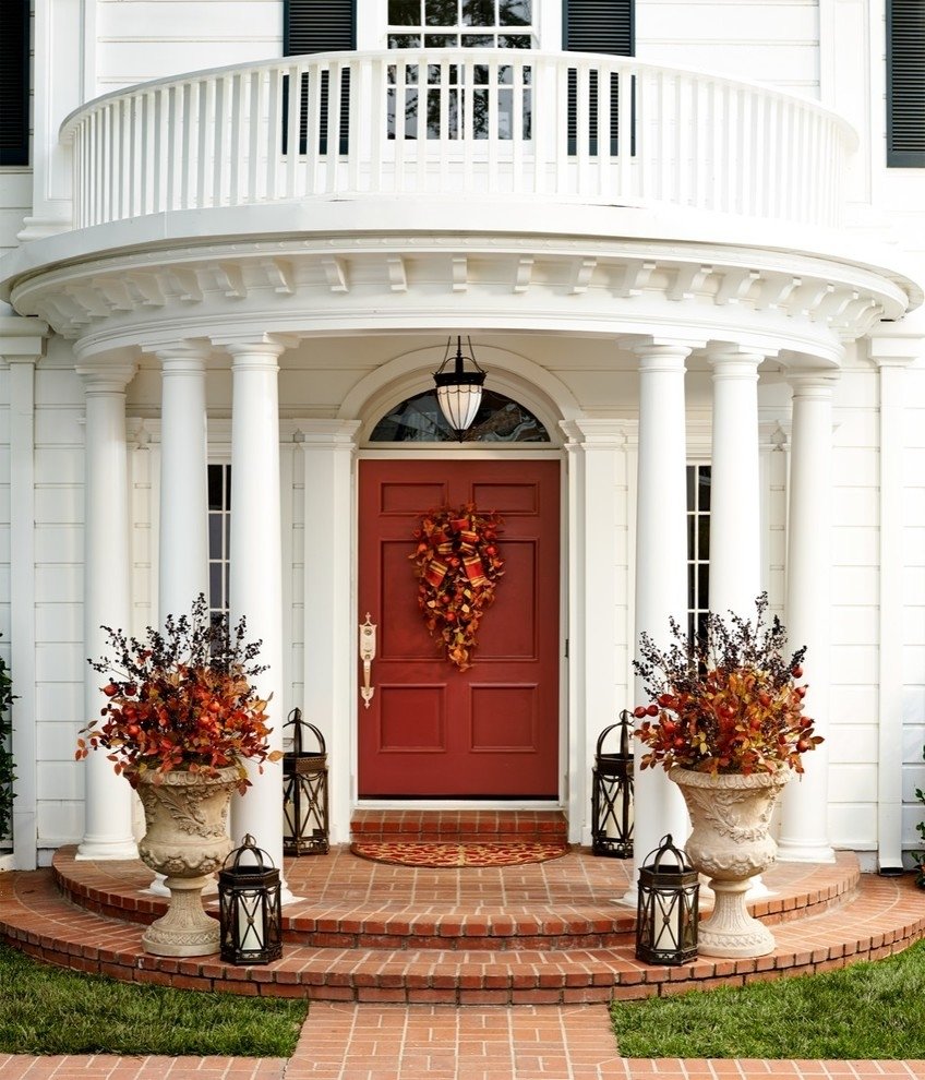 10 Lovely Front Door Fall Decorating Ideas 67 cute and inviting fall front door decor ideas digsdigs 2022
