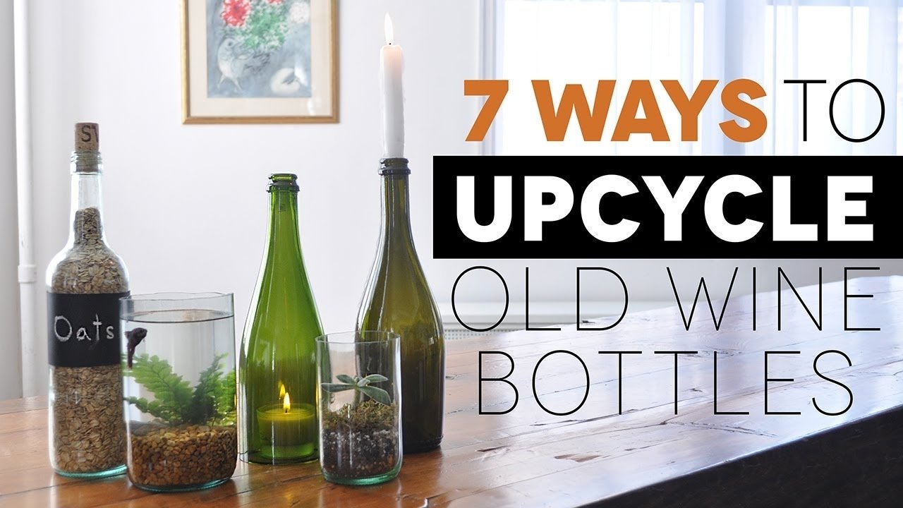 10 Stylish Ideas For Old Wine Bottles 7 awesome ways to upcycle old wine bottles youtube 2022