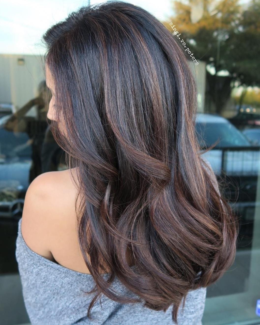 10 Gorgeous Hair Color Ideas For Dark Hair 70 balayage hair color ideas with blonde brown and caramel highlights 10 2022
