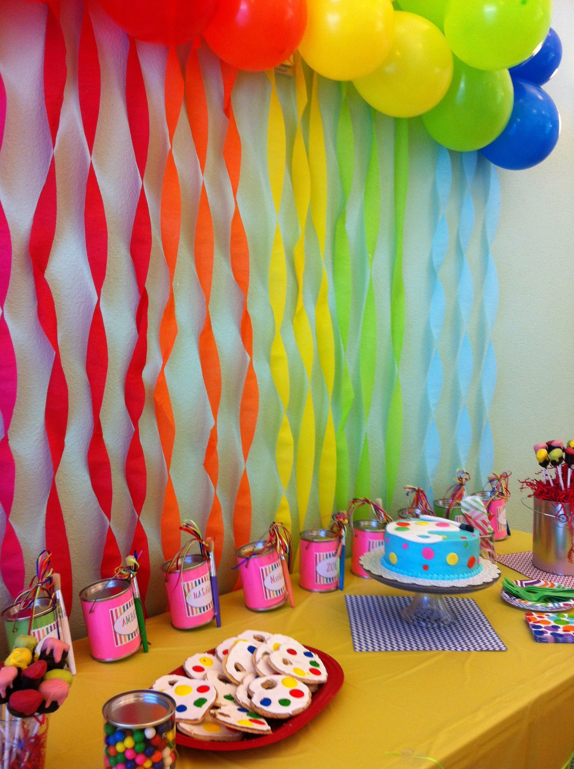 10 Stunning 4 Year Old Party Ideas 8 year old girl birthday art party art party pinterest art 27 2023