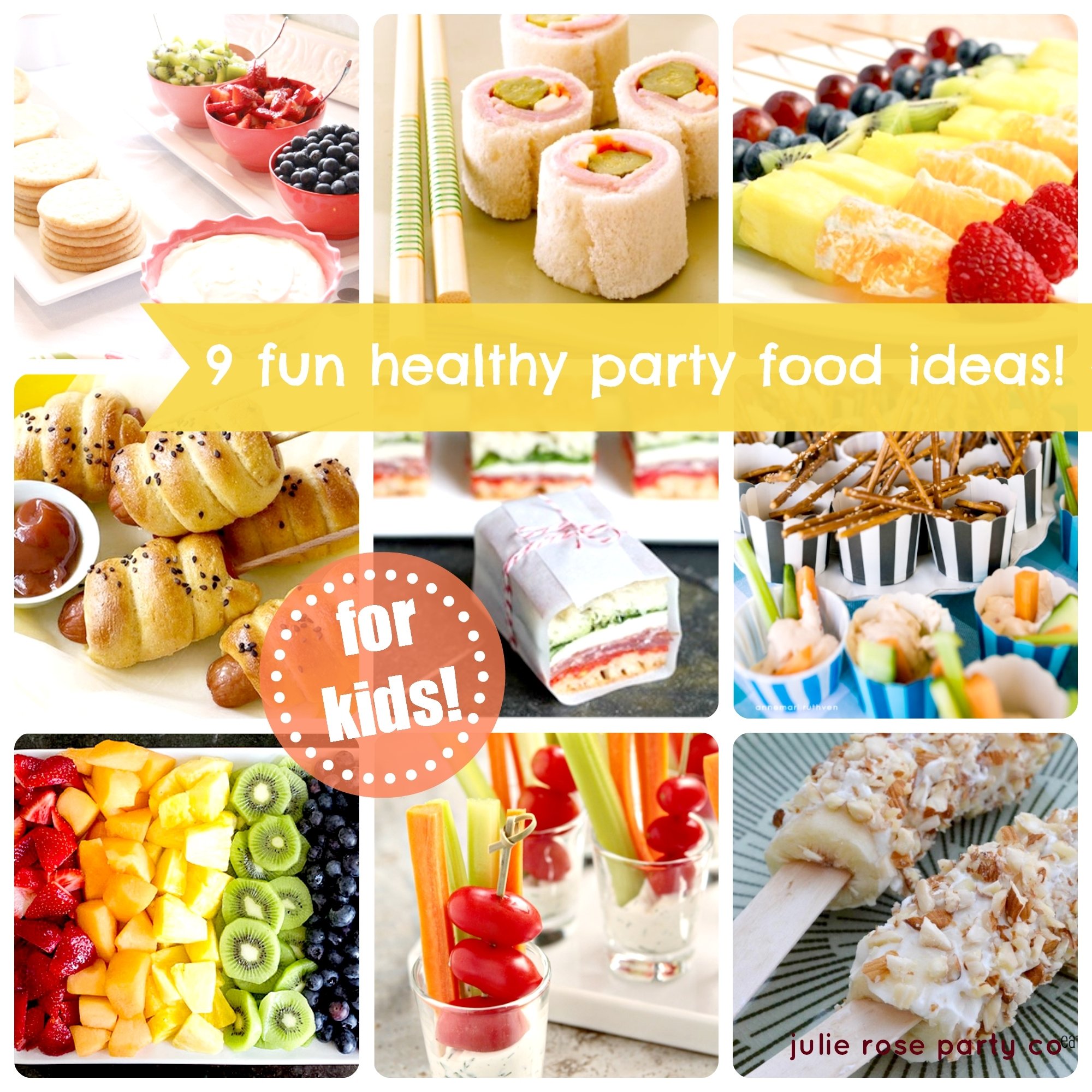 10 Great Snack Ideas For Kids Party 9 fun and healthy party food ideas kids julie rose party co 1 2023