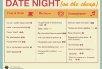 a cheat sheet of cheap date ideas! | popular pins | pinterest