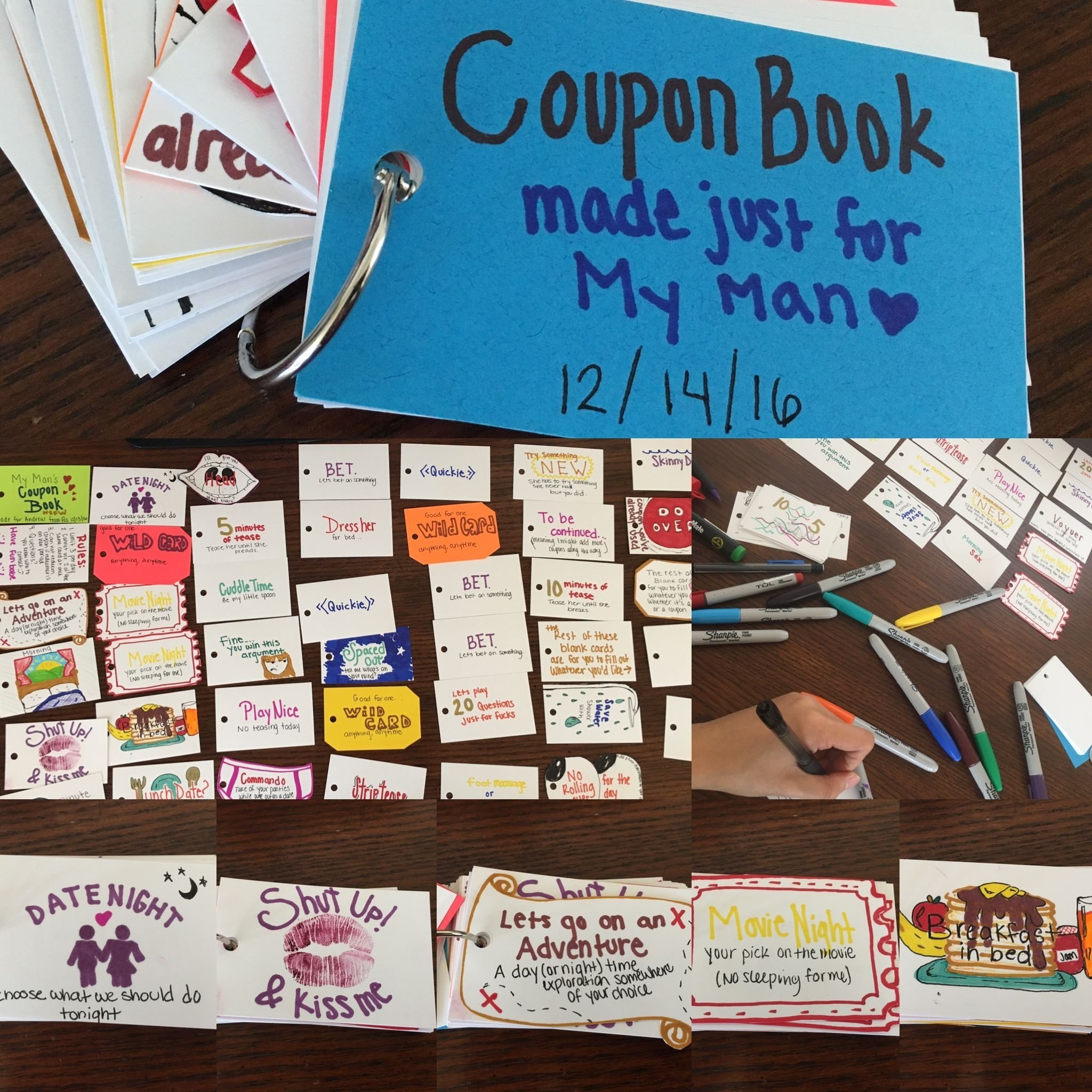 10 Great Coupon Book Ideas For Boyfriend a coupon book made for my boyfriend as a christmas gift booklet 2 2022