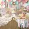 a pink &amp; gold carousel 1st birthday party | carousel, birthdays and
