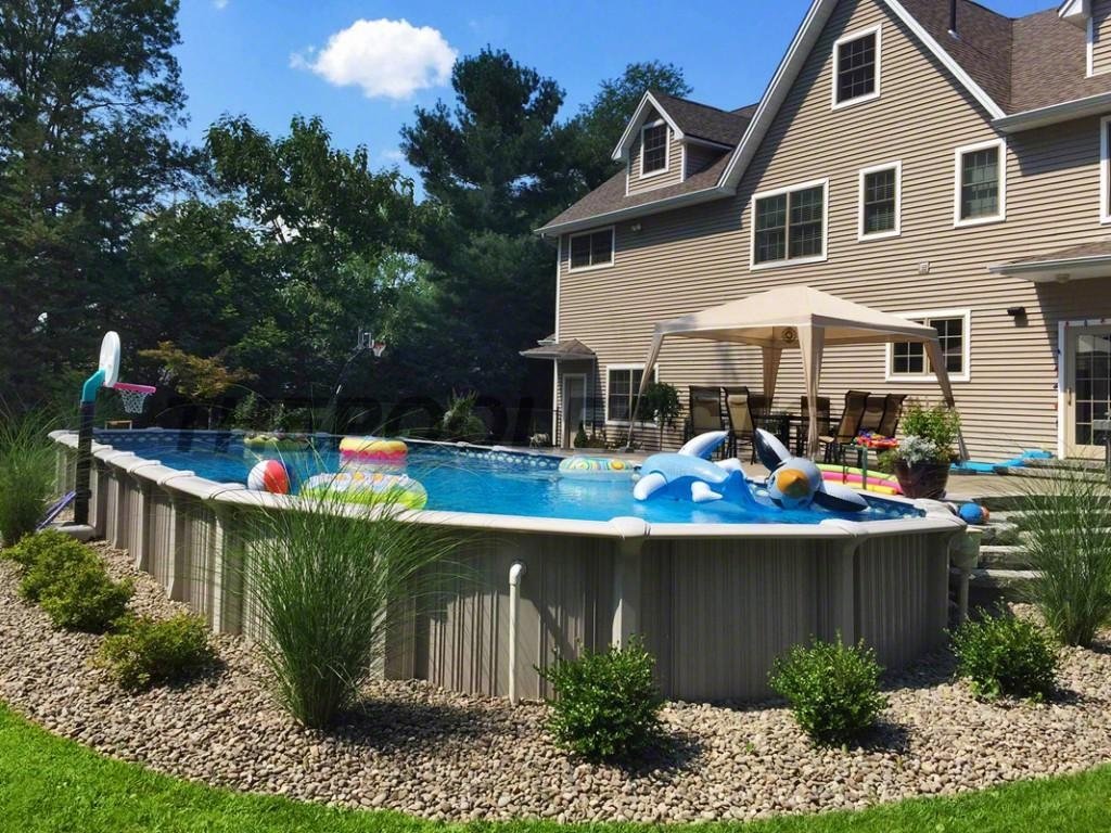 10 Nice Above Ground Pool Landscaping Ideas above ground pool landscaping ideas free decorative above ground 2023