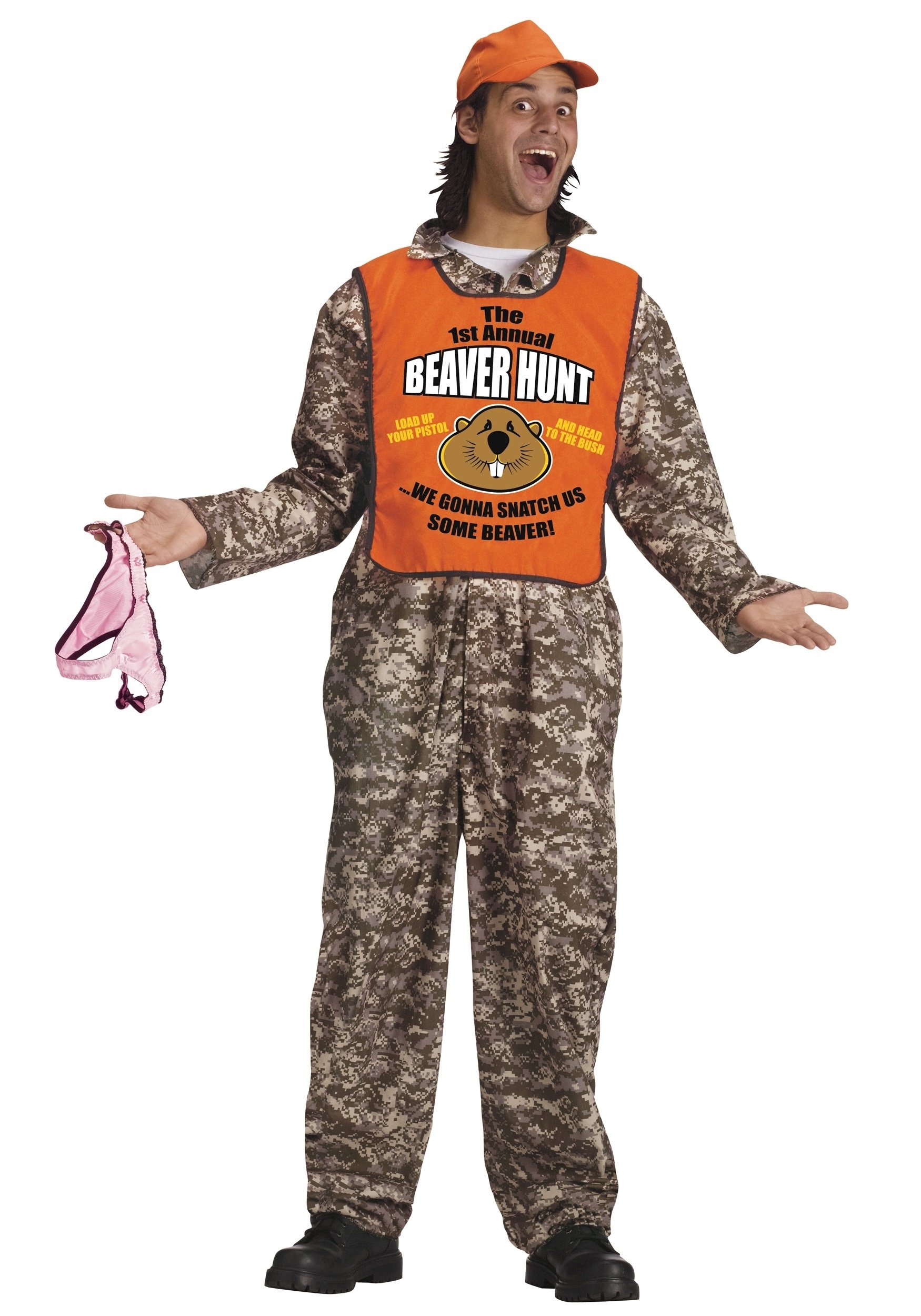 10 Perfect Funny Costume Ideas For Men adult beaver hunter costume halloween costumes 6 2024