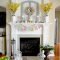 adventures in decorating: styling our spring mantel | mantels for