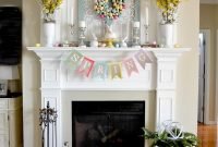adventures in decorating: styling our spring mantel | mantels for