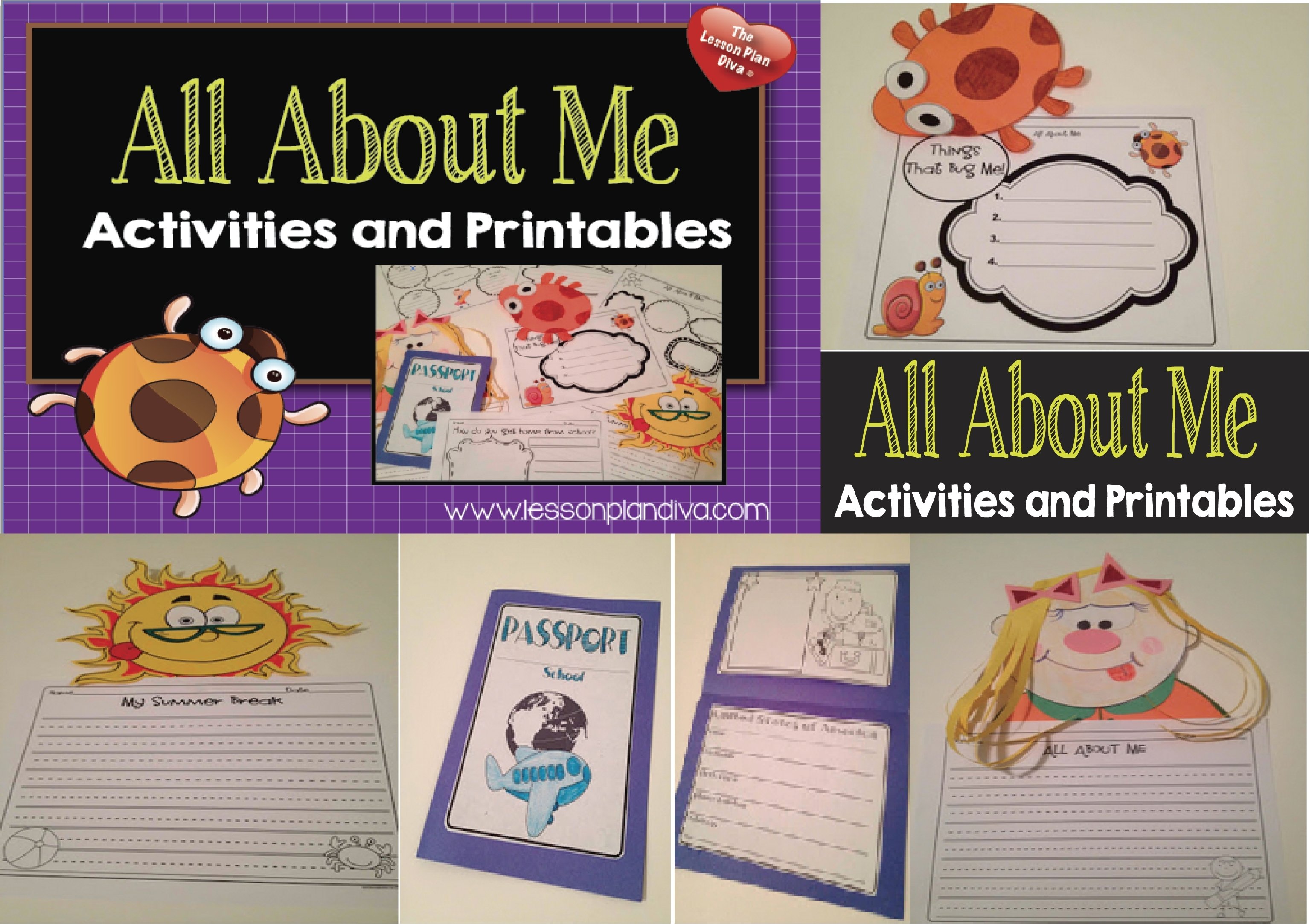 10 Most Recommended All About Me Project Ideas all about me first week of school activities first day jitters 2022
