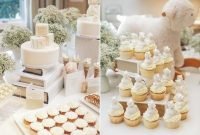 all white baby shower. so chic! little white book | party ideas
