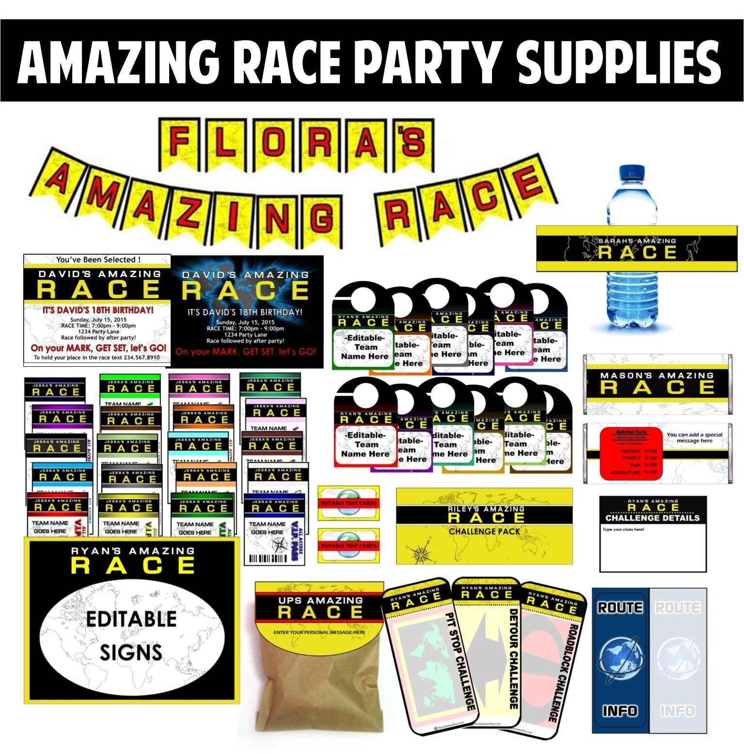 10 Wonderful Amazing Race Birthday Party Ideas amazing race party ideas for pit stops challenges clues and supplies 1 2022