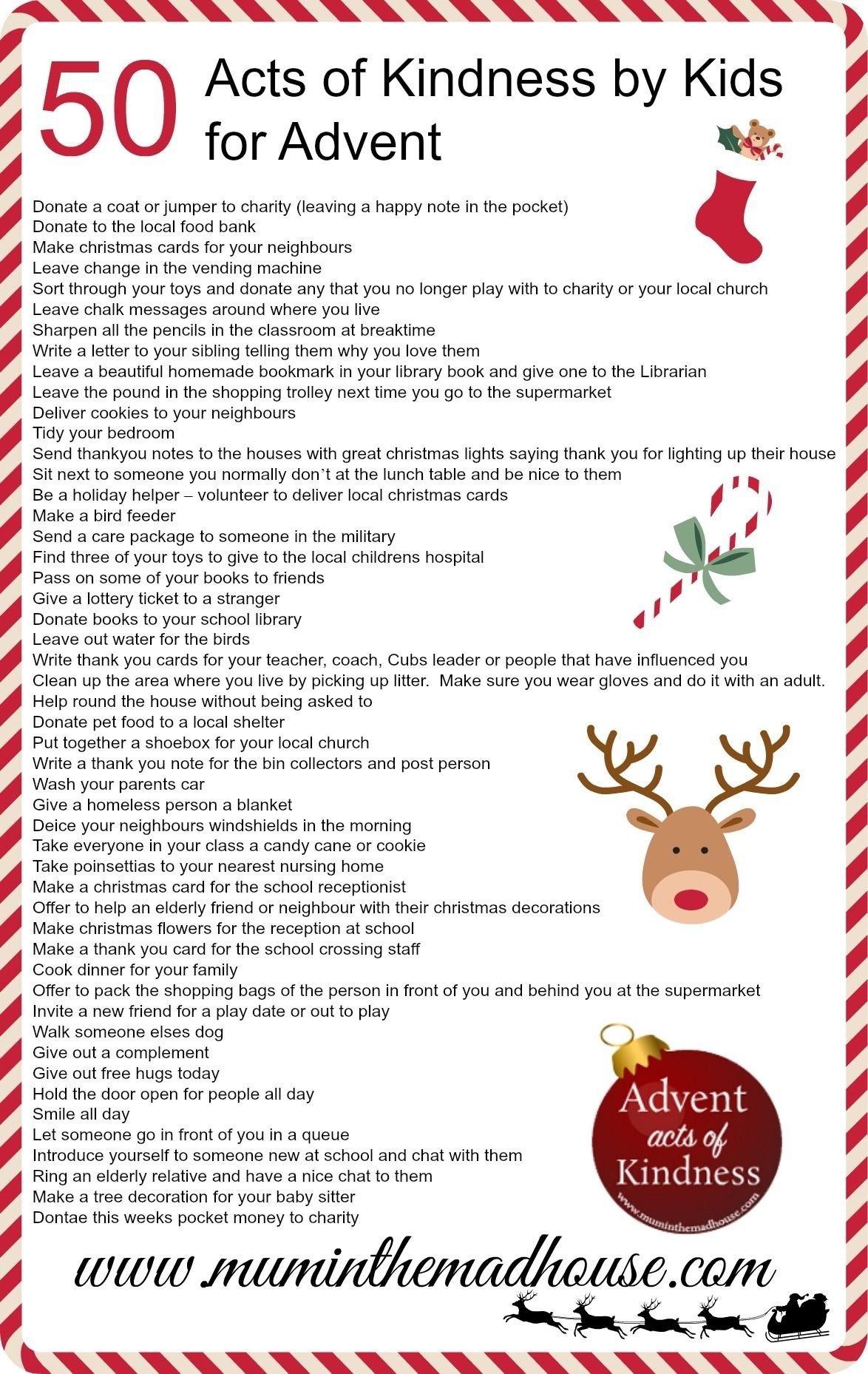 10 Beautiful Advent Calendar Ideas For Kids an alternative advent calendar acts of kindnesskids free 3 2022