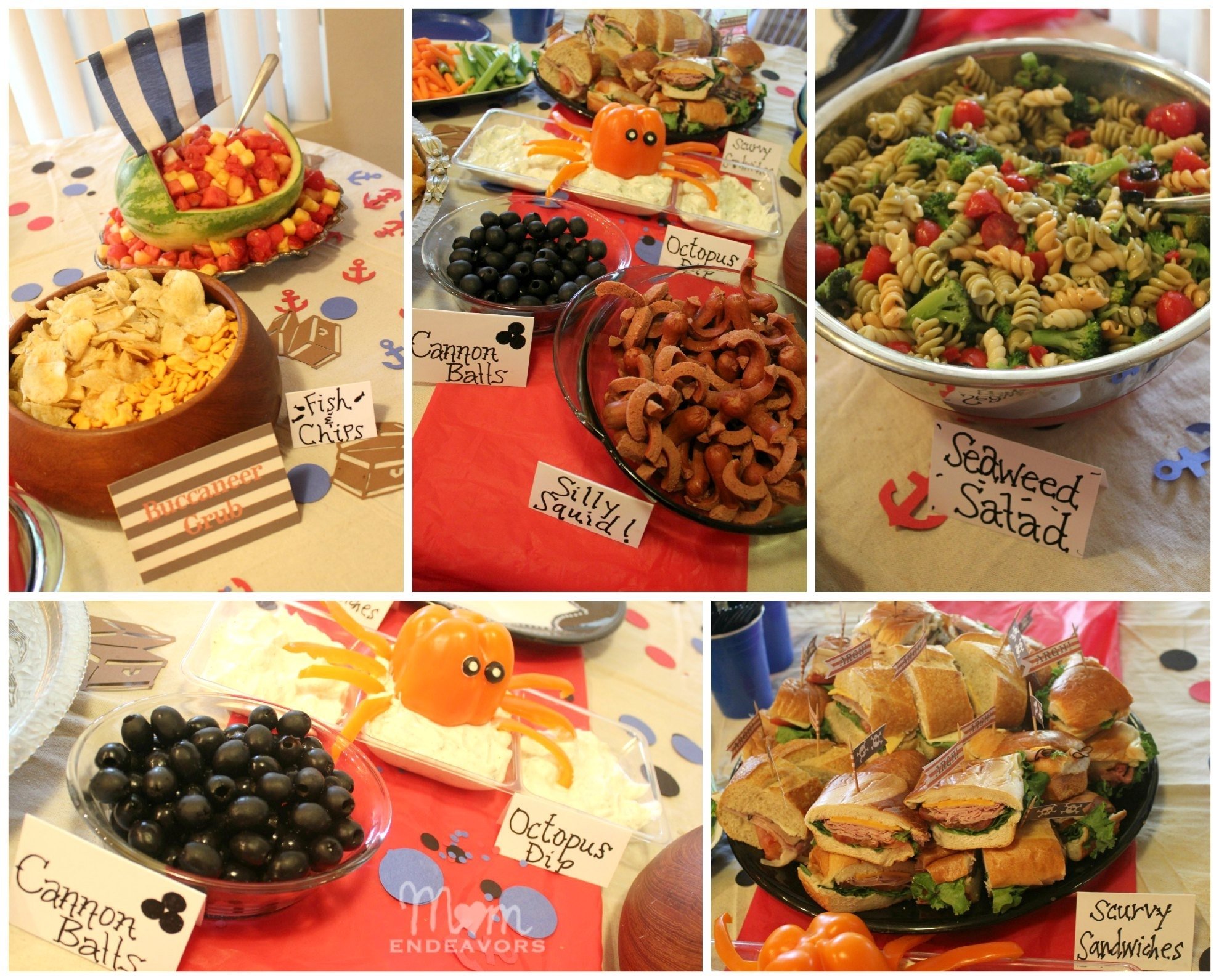 10 Nice Pirate Party Ideas For Kids and the never land pirates birthday party food 2022