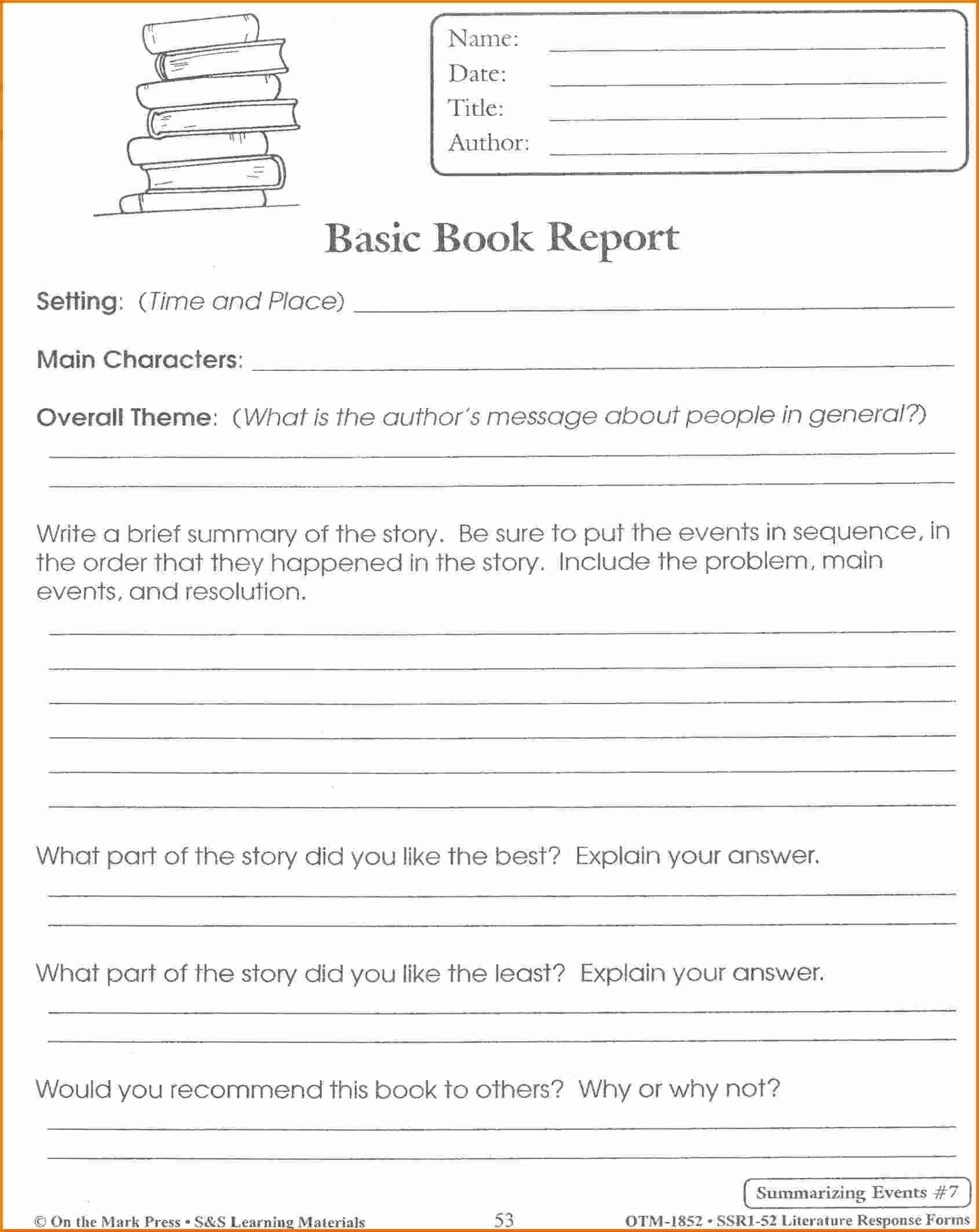 10 Elegant Book Report Ideas For 5Th Grade ar report template best templates ideas in book summary template 2023